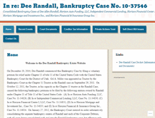 Tablet Screenshot of deerandallbankruptcy.com